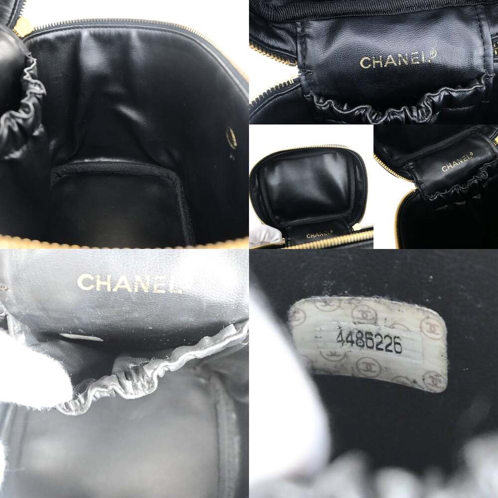 Chanel Leather Vanity Pouch Black - Picture 5 of 6
